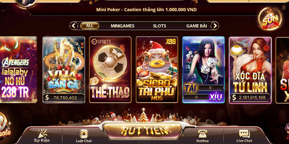 Sunwin là cổng game bài đổi thưởng uy tín và xanh chín nhất hiện nay